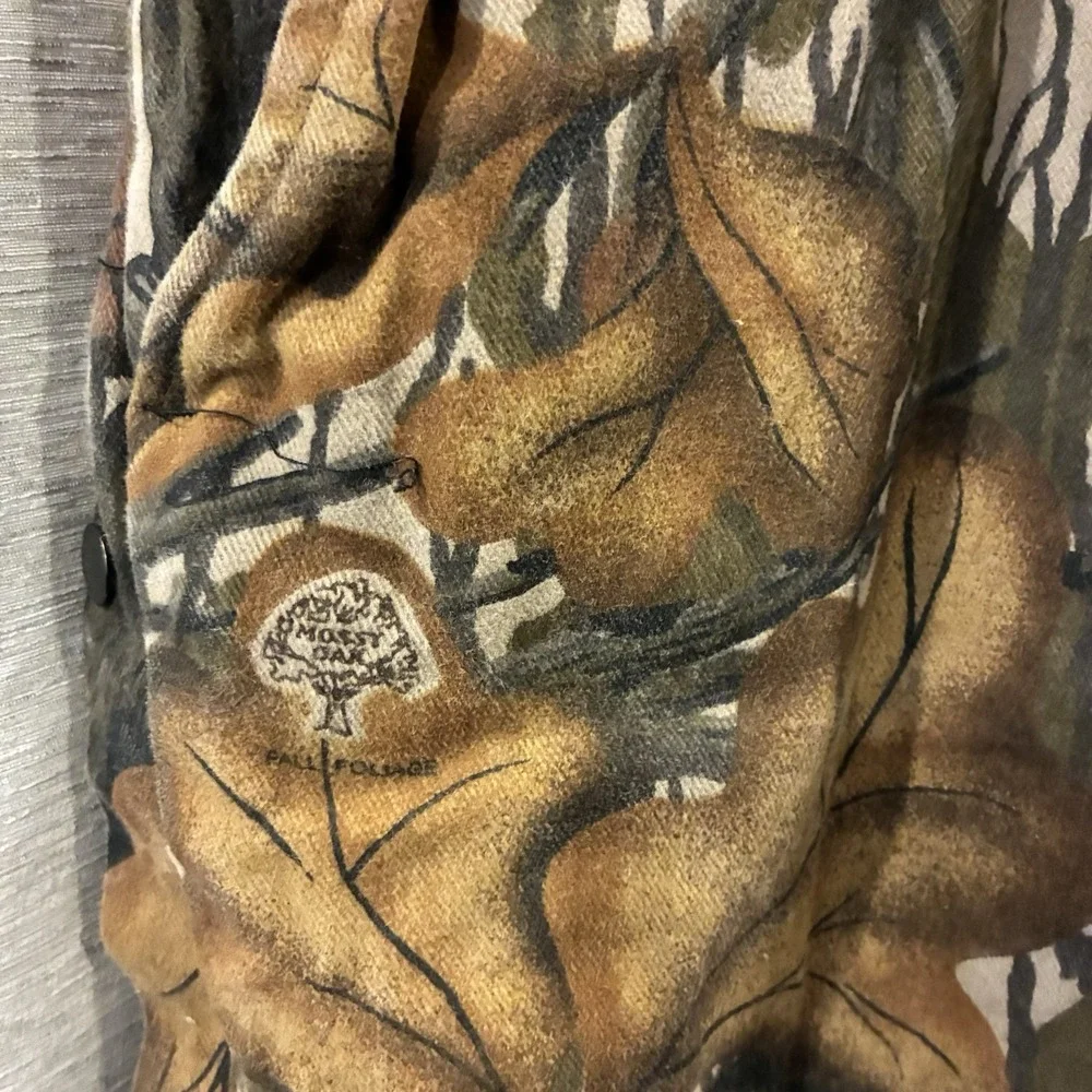 Vintage 80s Mossy Oak Made In USA Realtree‎ Camo Overall Men Bib Size Large